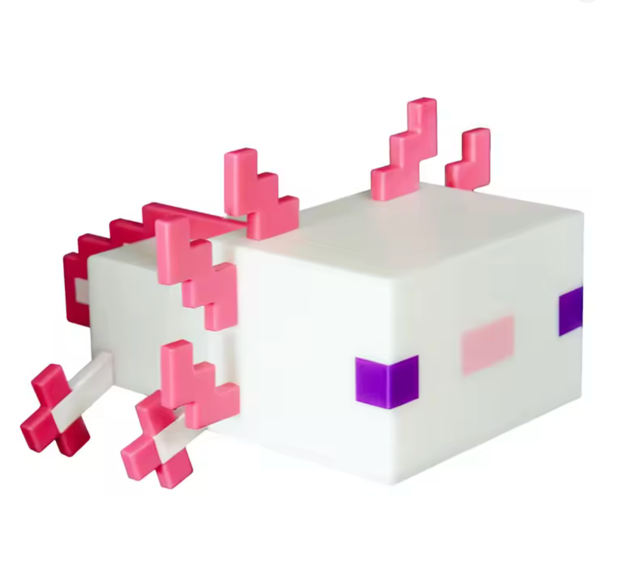 Minecraft Axolotl LED Lamp – 5 Color Night Light for Gaming Desk