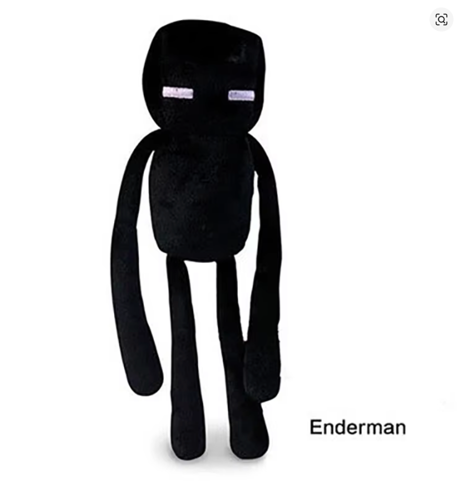 Minecraft Enderman Plush – Soft Animal Collection Toy for Kids
