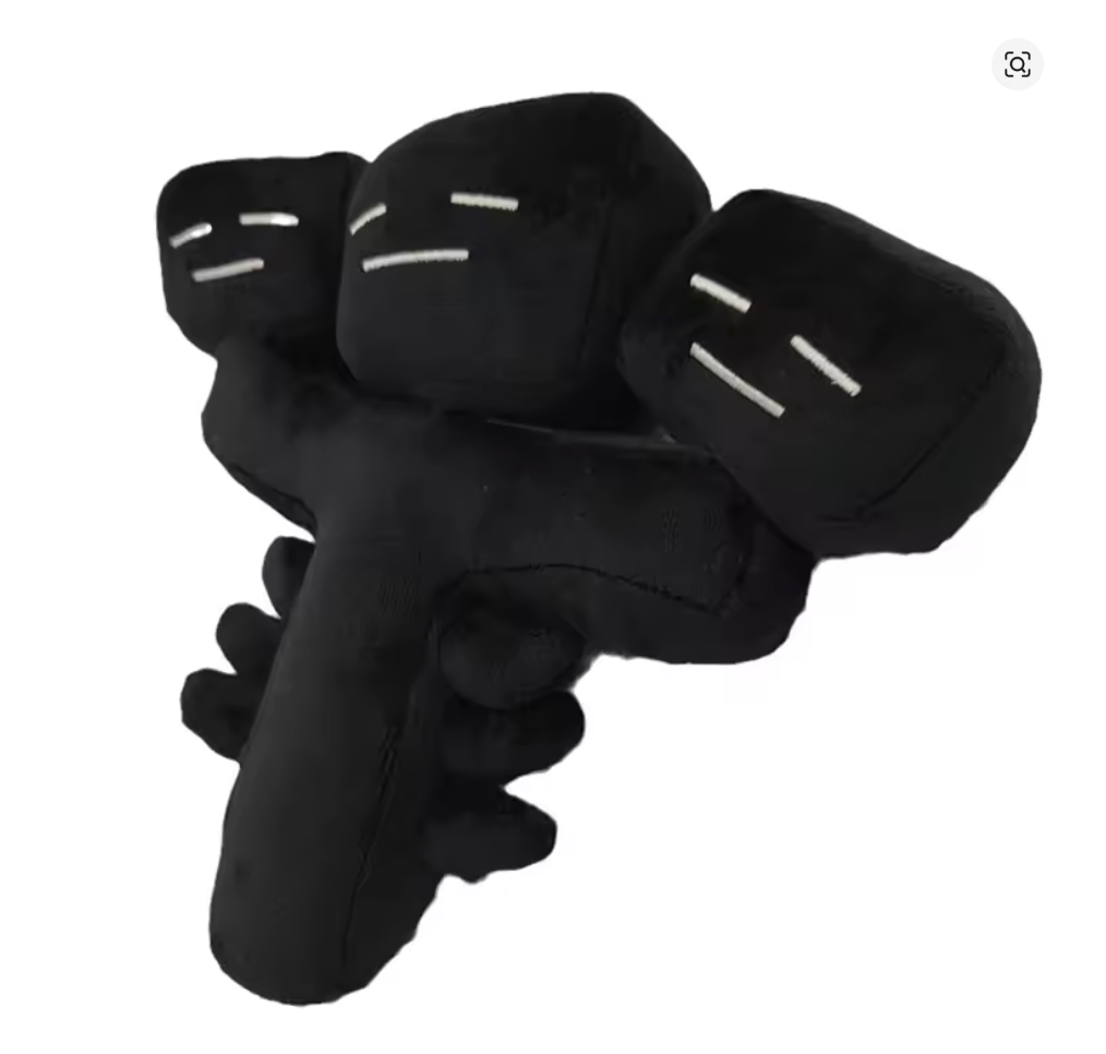 Minecraft Wither Storm Plush Toy – Soft Cartoon Character Stuffed Doll for Collectors & Gaming Fans