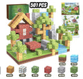 Minecraft Magnetic Building Cubes – 501 PCS Starter Pack for Creative STEM Play & Landscape Construction