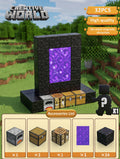 Minecraft Magnetic Building Blocks – Nether Portal STEM Construction Set with Mystery Figure (32 PCS)
